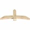 Ekena Millwork Bellingham Rough Sawn Timber Gable Bracket, Douglas Fir, 60"W x 27"H x 4"D x 6"F, 11/12 Pitch GBW060X27X0406BEL00RDF - alternate 3